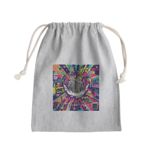 仮想フェス Mini Drawstring Bag