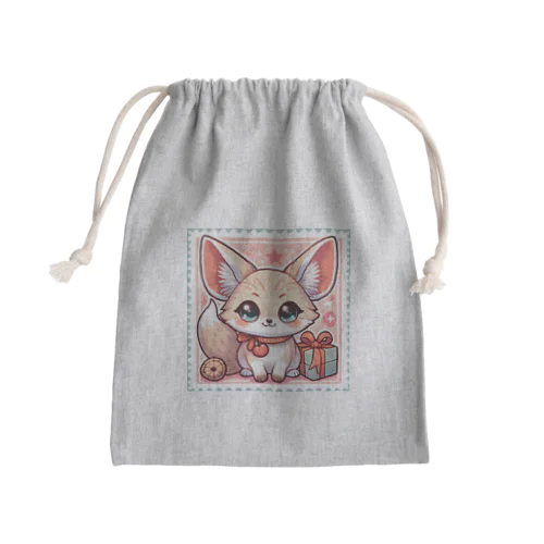 耳長が可愛いフェネックちゃん2 Mini Drawstring Bag