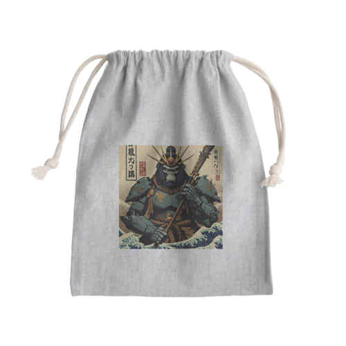 ゴリ斎 Mini Drawstring Bag