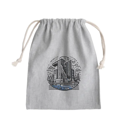 インビレッジ Mini Drawstring Bag