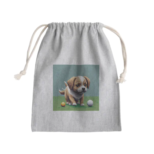 尻尾を振る犬 Mini Drawstring Bag