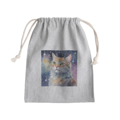 宇宙猫 Mini Drawstring Bag