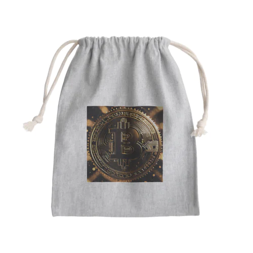 ビットコイン Mini Drawstring Bag