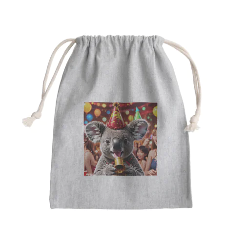 パーティーコアラ Mini Drawstring Bag