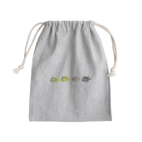 幼魚だから小さいよ2 Mini Drawstring Bag