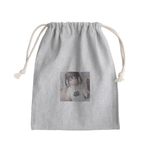 ツンデレ女子 Mini Drawstring Bag