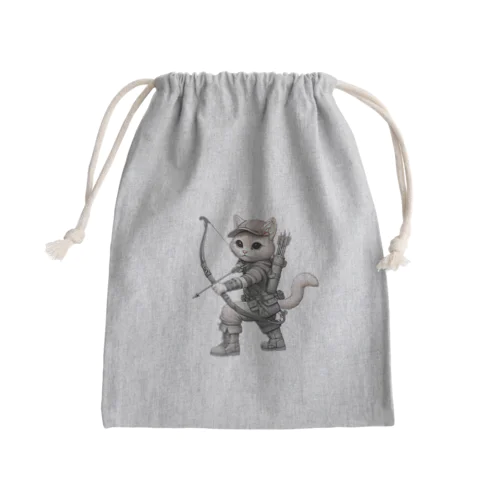 ロビンキャット Mini Drawstring Bag