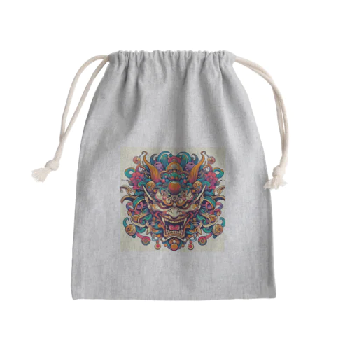 光の神 ヒカリガミ Mini Drawstring Bag