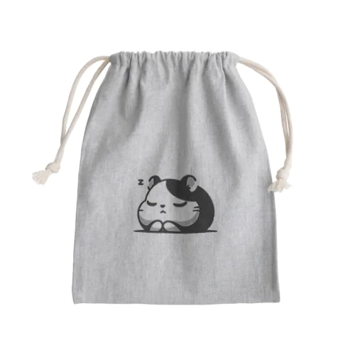 ふわふわで可愛いハムスター Mini Drawstring Bag