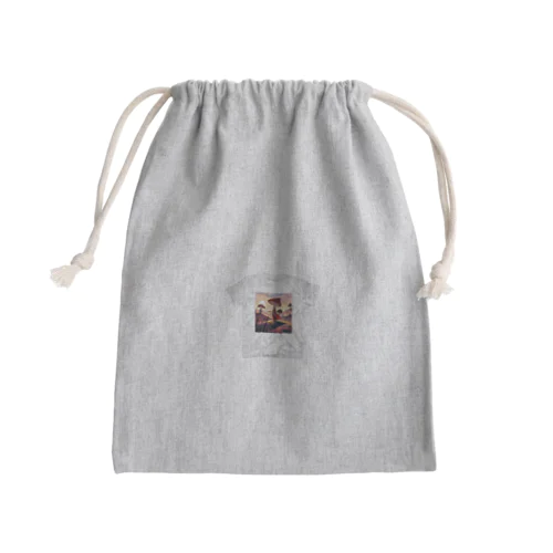 勇者きのこ Mini Drawstring Bag