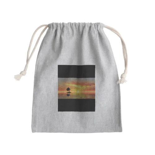 雨上がりの静寂 Mini Drawstring Bag