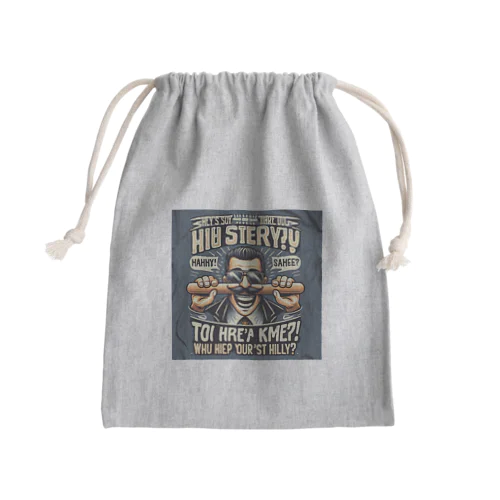 ジョークで笑いを！ Mini Drawstring Bag