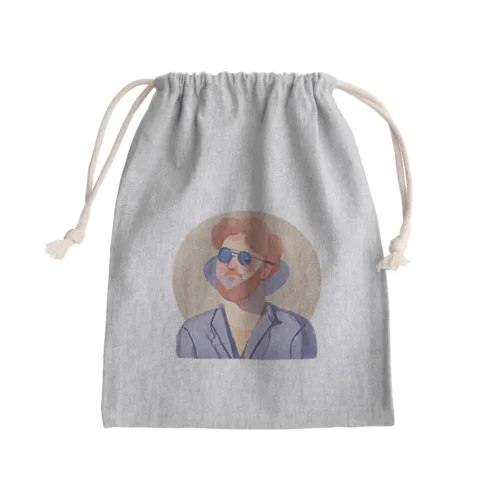 おしゃれな田舎のおじさん Mini Drawstring Bag