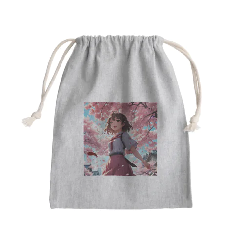 桜の季節 Mini Drawstring Bag