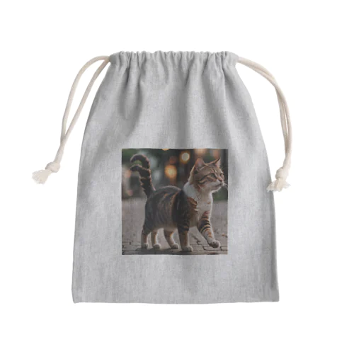 猫なのにワン太 Mini Drawstring Bag