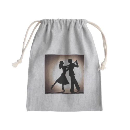 デュエットダンスシルエット Mini Drawstring Bag