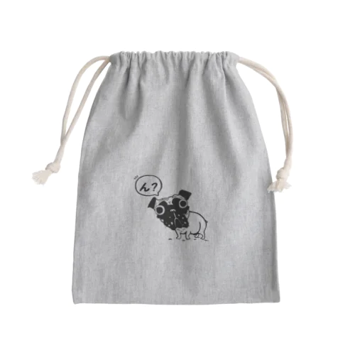 SNUB NOSE DOGS　ん？ぱぐ Mini Drawstring Bag