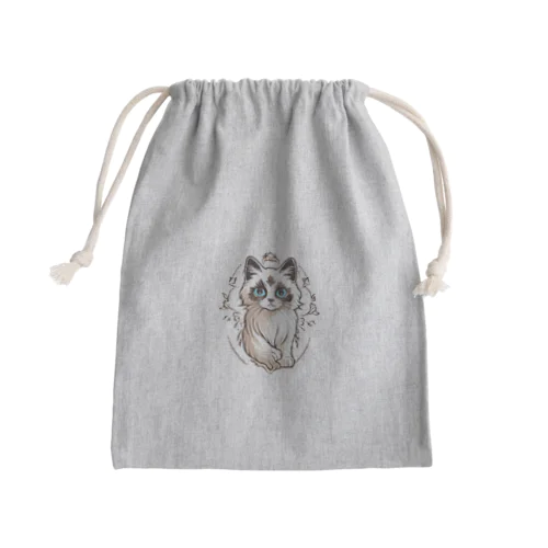 おもちくんデフォルメ Mini Drawstring Bag