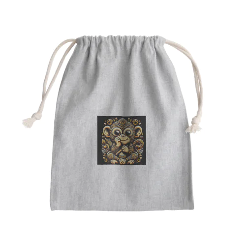 タトゥー猿 Mini Drawstring Bag