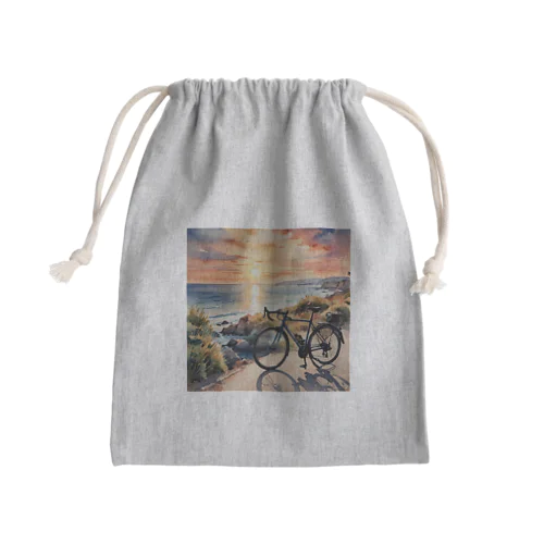 サイクリスト Mini Drawstring Bag