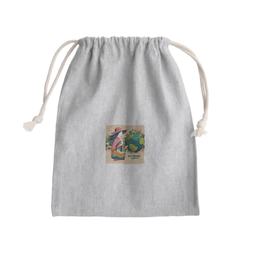 ビューティーグッズ Mini Drawstring Bag