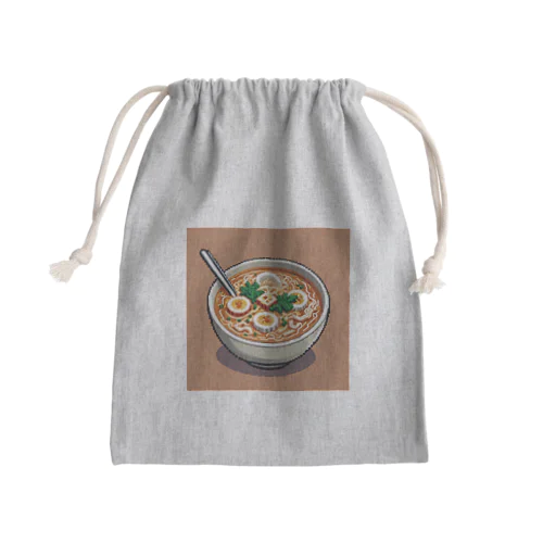 ラーメンの魅力が詰まったドット絵 Mini Drawstring Bag