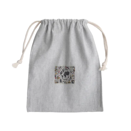 エシカルファッション Mini Drawstring Bag