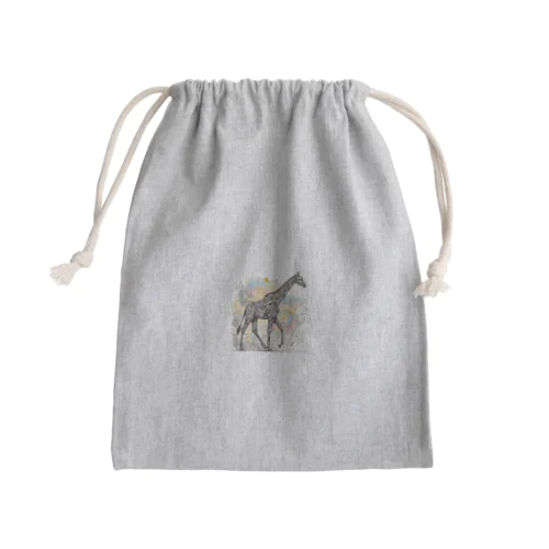 キリンジラフ Mini Drawstring Bag