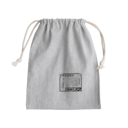 疲労にポン！！ Mini Drawstring Bag