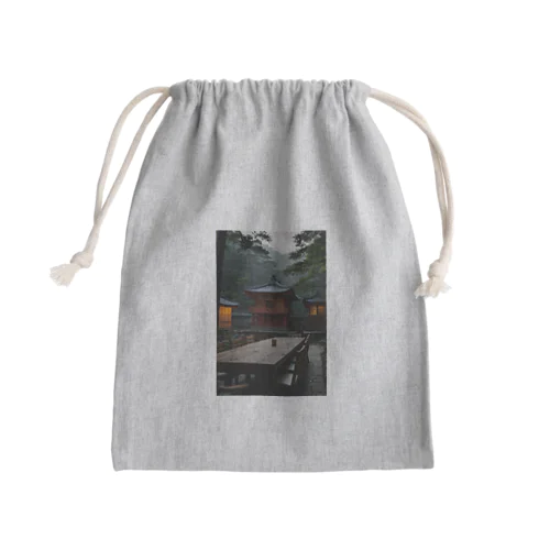 不思議な景観 Mini Drawstring Bag