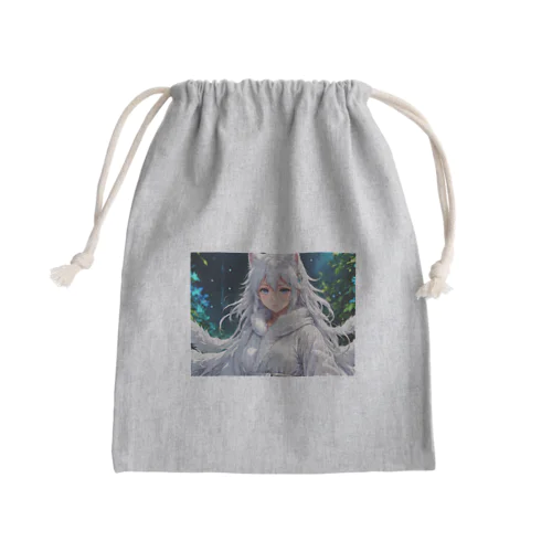 もふもふの巫女 Mini Drawstring Bag