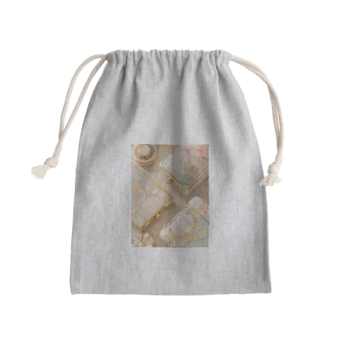 小物入れ、可愛い　なでしこ1478 Mini Drawstring Bag