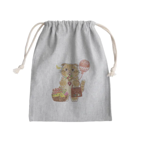 杏ちゃん（③🎈バージョン） Mini Drawstring Bag