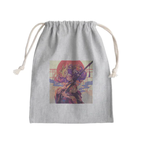 夕焼けに舞う、仮面の戦姫 Marsa 106 Mini Drawstring Bag