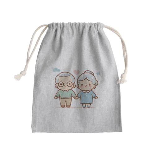 おせっ介護 Mini Drawstring Bag