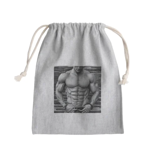 腹筋 Mini Drawstring Bag