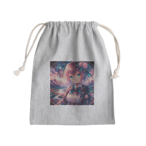 宇宙を旅する女海賊 Mini Drawstring Bag
