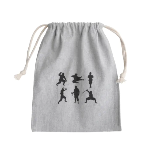 忍者部隊 Mini Drawstring Bag