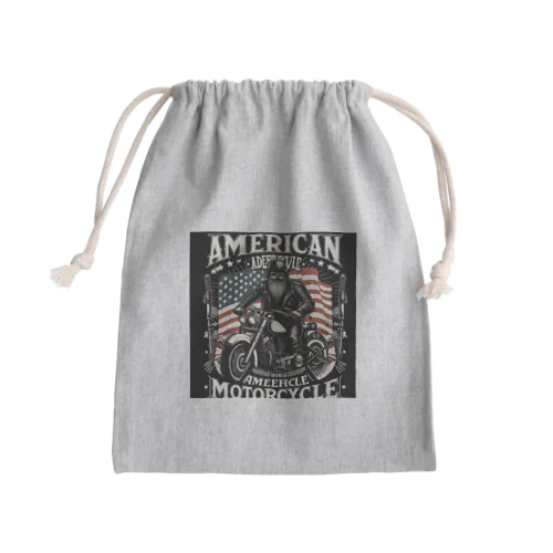 バイカー Mini Drawstring Bag