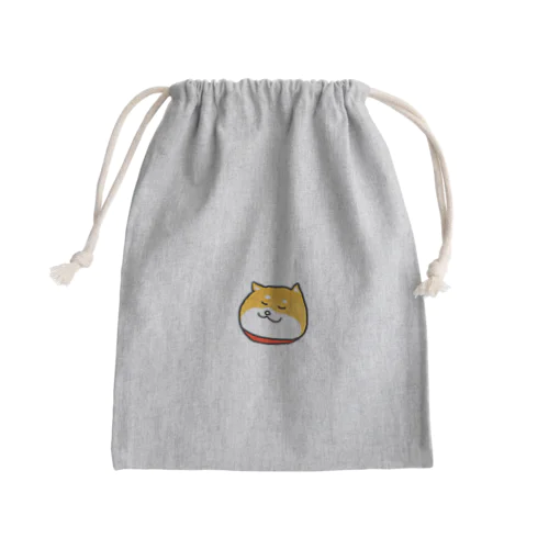 まんぞく犬 Mini Drawstring Bag