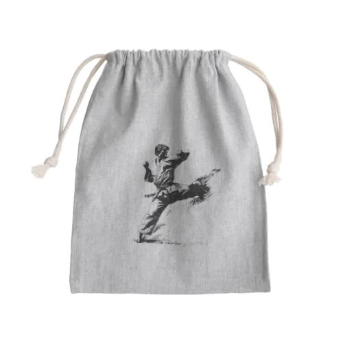 空手 Mini Drawstring Bag