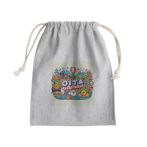 大分県 Mini Drawstring Bag