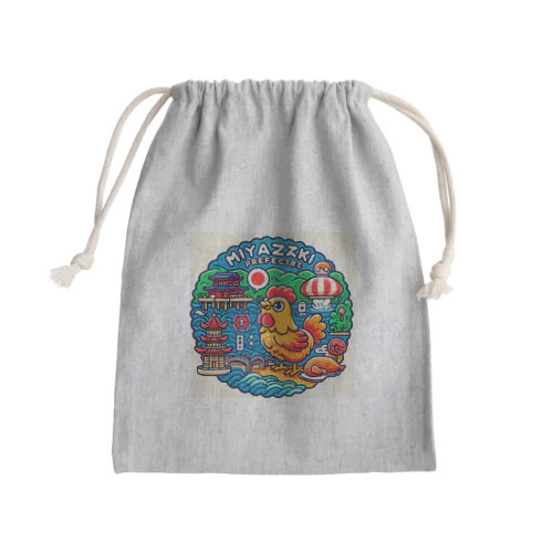 宮城県 Mini Drawstring Bag