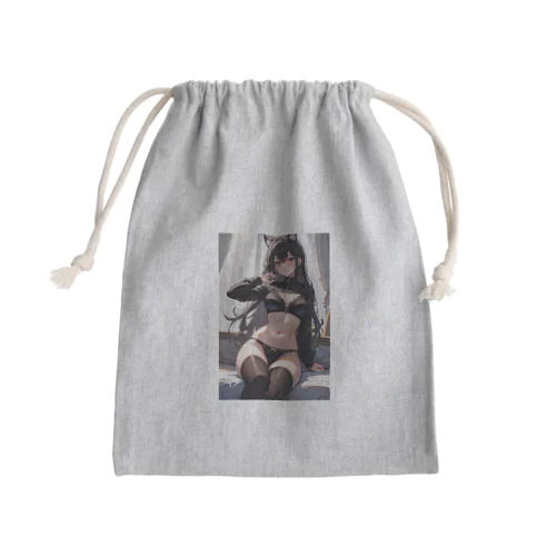 猫耳グラマー Mini Drawstring Bag