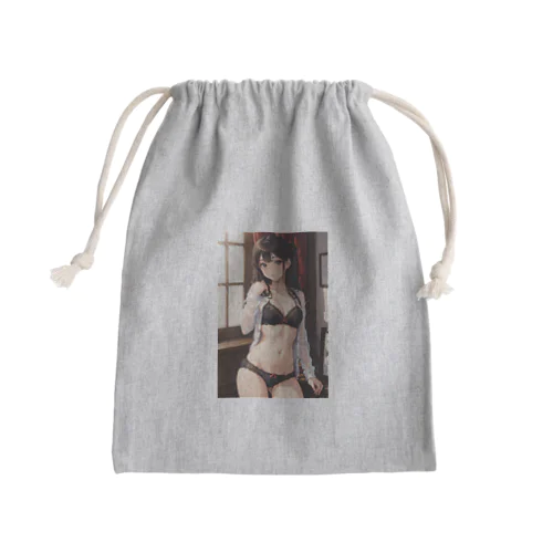 カワイイ下着女子 Mini Drawstring Bag