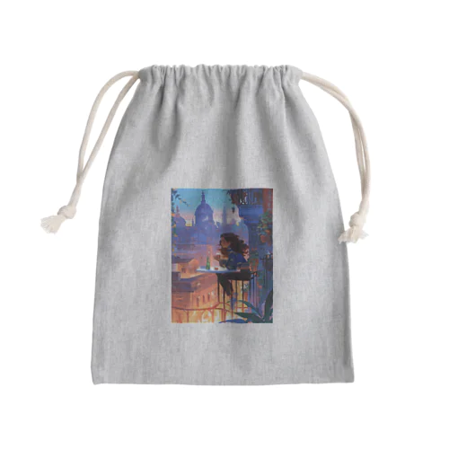 過ぎし日を忍びながら　Hime  2530 Mini Drawstring Bag