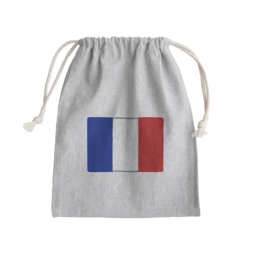 フランスの国旗 Mini Drawstring Bag