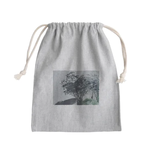 花とその影 Mini Drawstring Bag