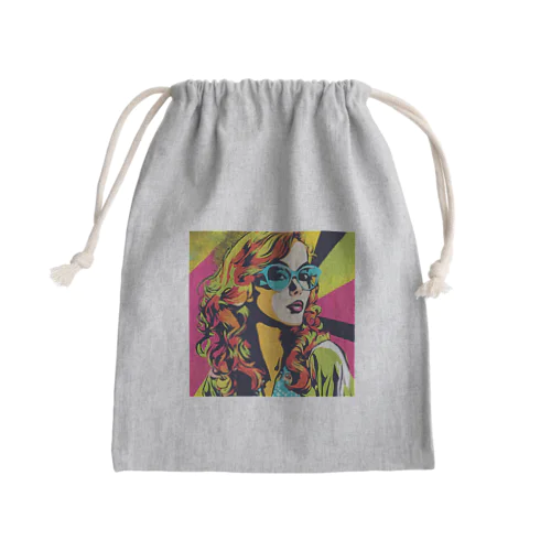 POPARTWOMAN Mini Drawstring Bag