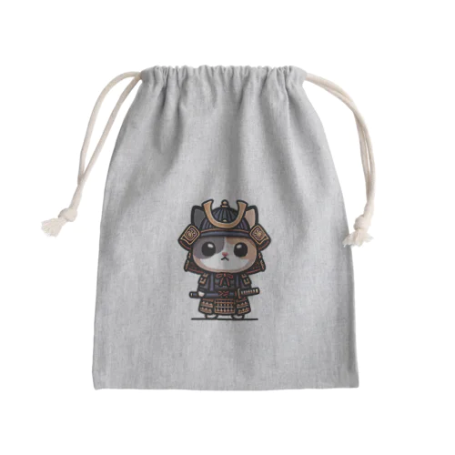 武士にゃんこ２ Mini Drawstring Bag